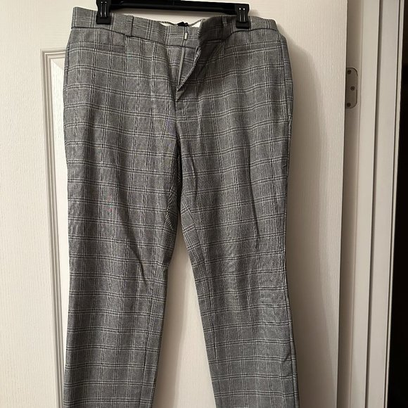 Banana Republic Pants - Straight Leg Checkered Trouser Pants